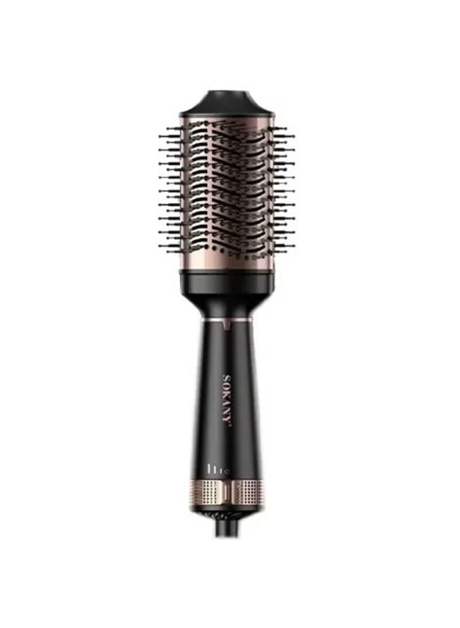 سوكاني فرشاة تجفيف الشعر الاحترافية SK-1914N 4 في 1 للنساء والفتيات، بقوة 1260 واط، تجفف الشعر وتنعمه وتصففه وتضيف إليه كثافة، بتقنية الأيونات مع خاصية الهواء البارد، 4 إعدادات للحرارة، سلك دوار 360 درجة، تصميم مريح للاستخدام المنزلي أو في الصالونات، مناسبة لجميع أنواع الشعر. - Image 1